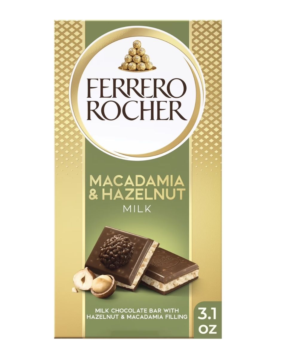 Barra de chocolate Ferrero Rocher 90gr (varios sabores)