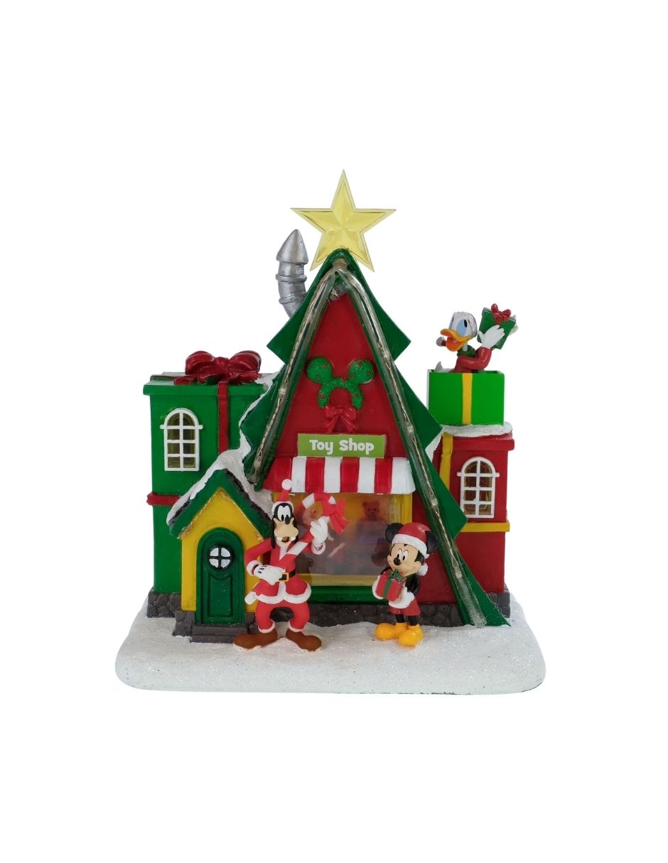 Tienda de Juguetes Navideña con Luces y Música Disney - Edificio Coleccionable