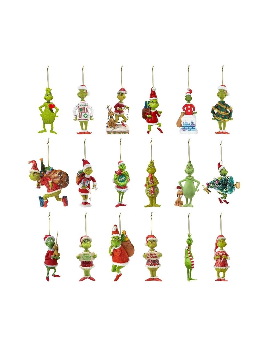 Adorno Navideño Colgante Grinch Feliz Navidad - Decoración para Árbol