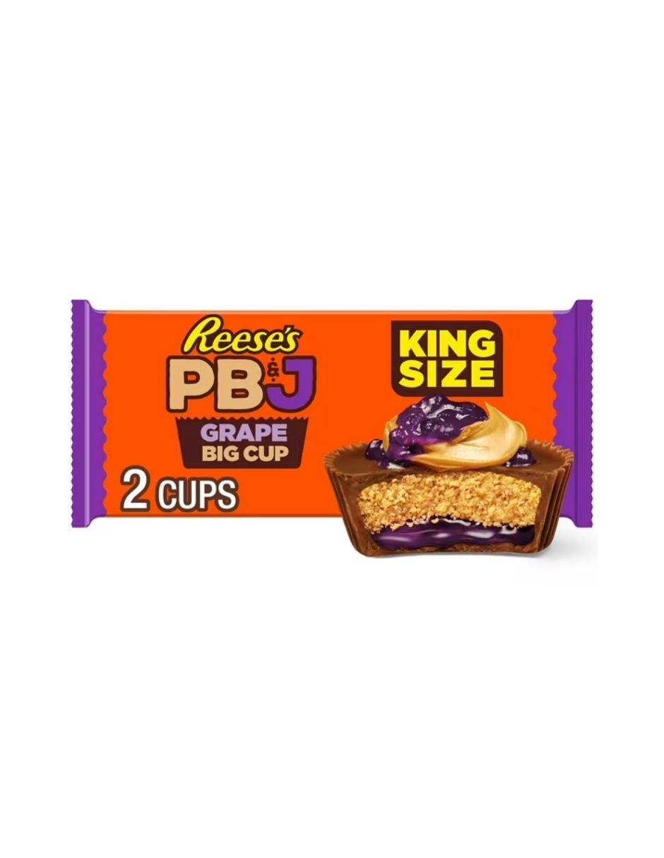 Dulce Reese’s Big Cup PB&J Uva Chocolate con Leche King Size 79g