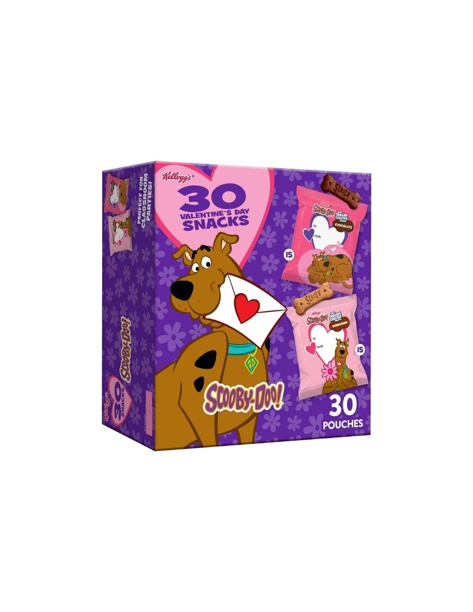 Scooby Grahams galletas paquete San Valentín 30 unidades