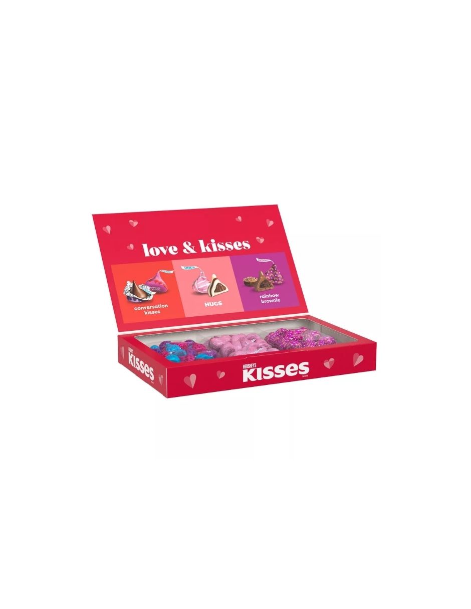Caja de Regalo de Chocolate con Leche para San Valentín - Hershey's Kisses