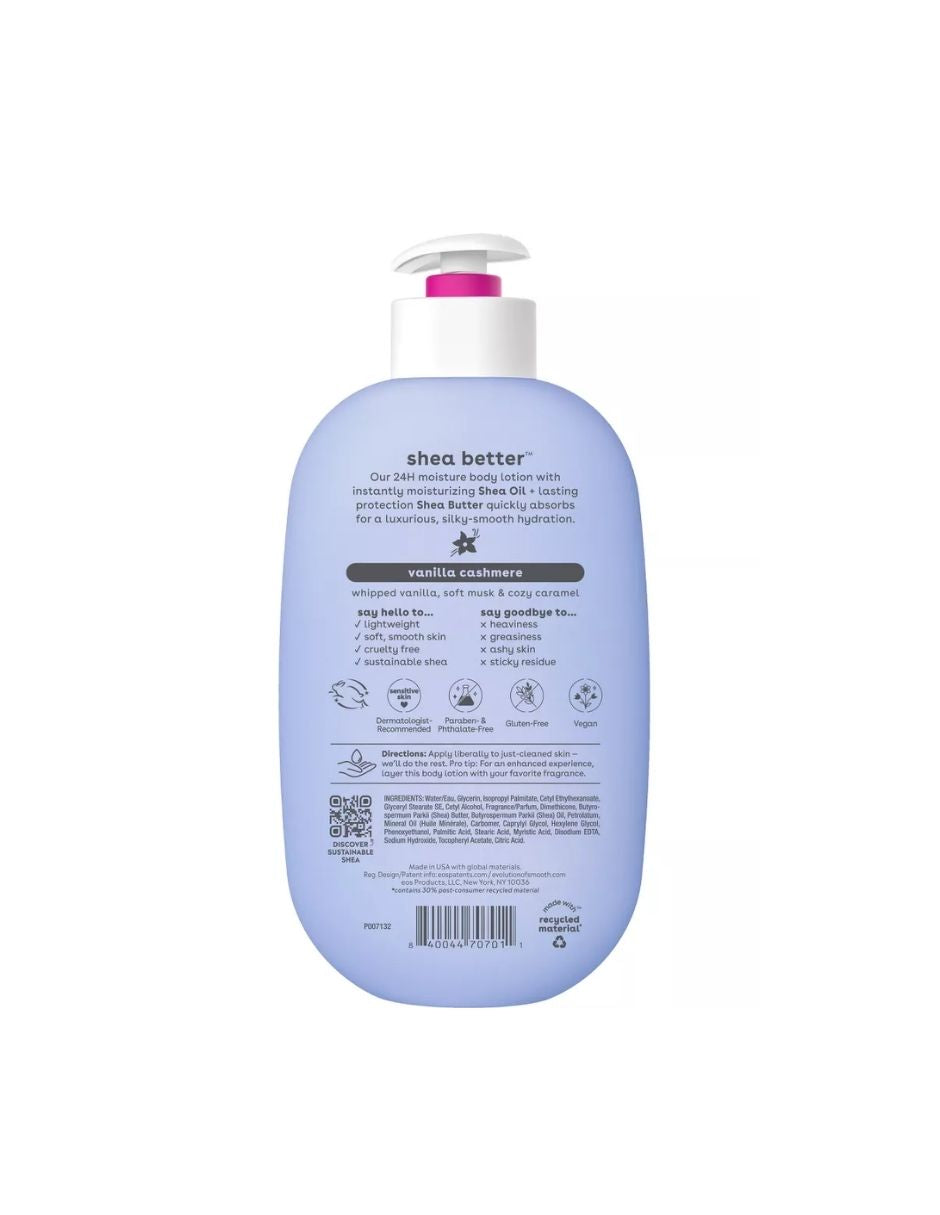 Loción Corporal Hidratante Vainilla Cashmere 473ml- eos Shea Better Moisture
