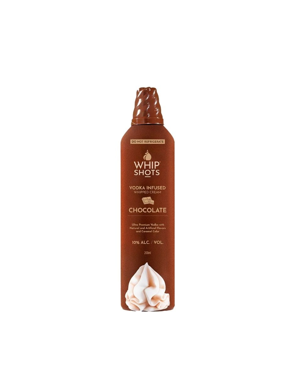 Whip Shots Crema batida con infusión de vodka bebidas 18+, 200ml