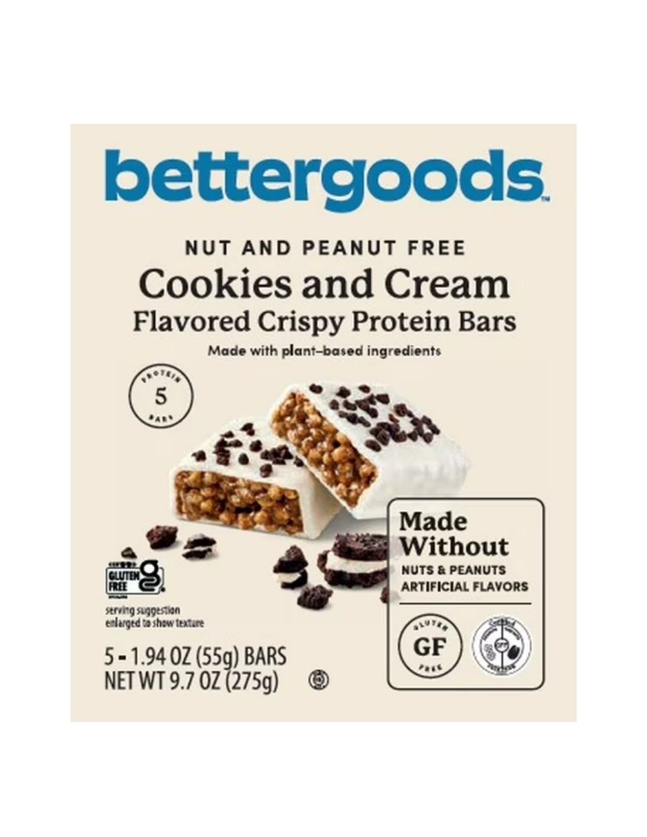 Bettergoods Barras de Proteína Crujientes Sin Gluten 275 gr (Variedad)
