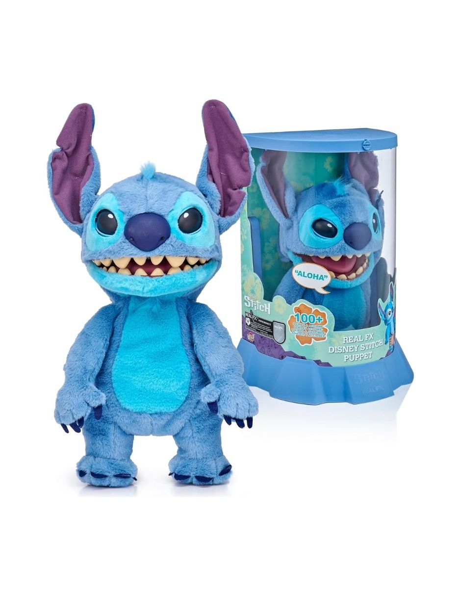Peluche animatrónico Stich interactivo - WOW! Stuff