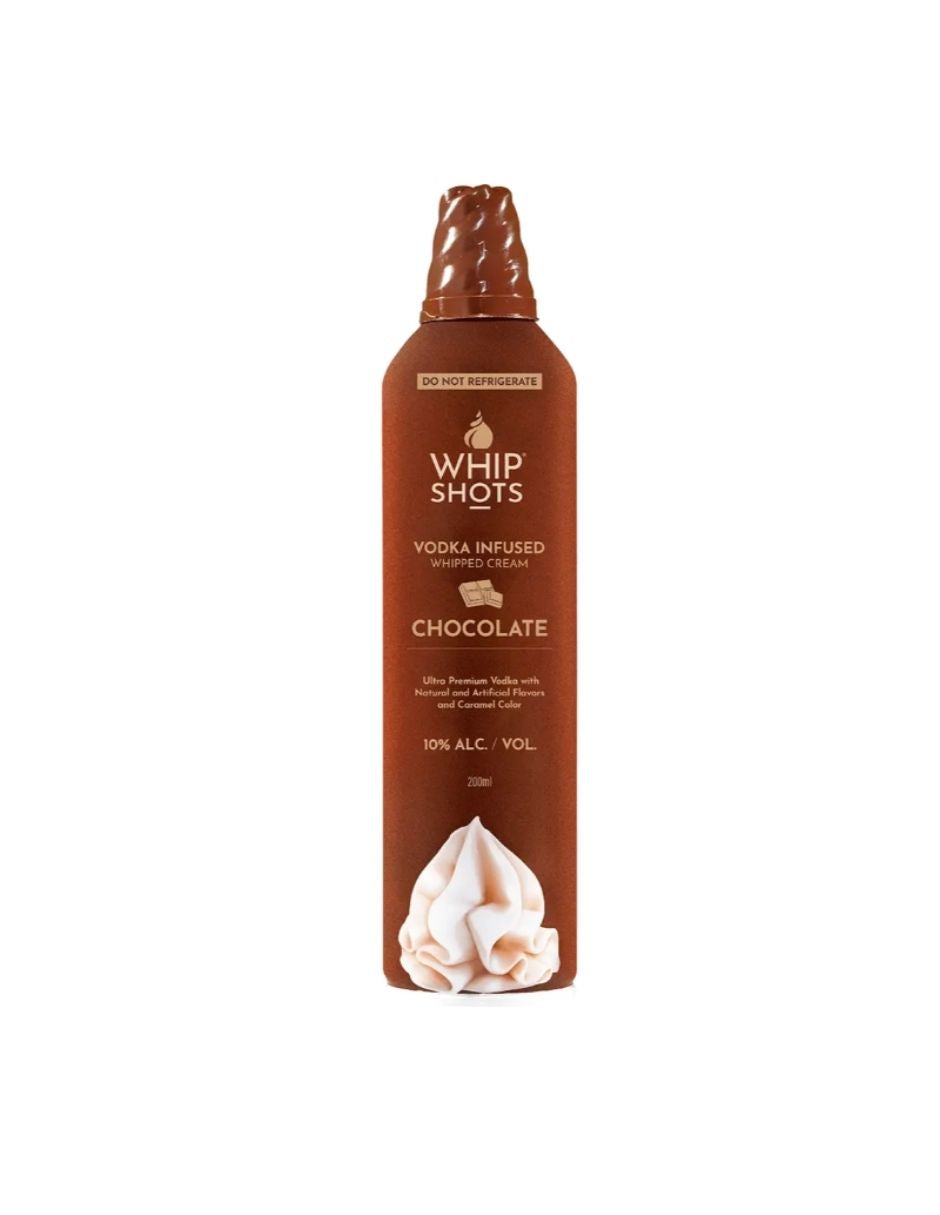 Whip Shots Crema batida con infusión de vodka bebidas 18+, 200ml