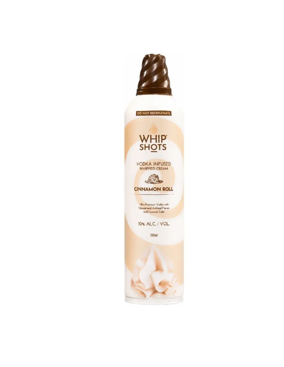 Whip Shots Crema batida con infusión de vodka bebidas 18+, 200ml