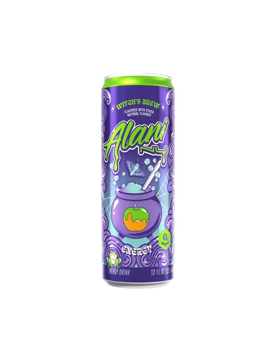 Bebida Energética Sin Azúcar Alani Nu Cerveza de Bruja, 12 latas