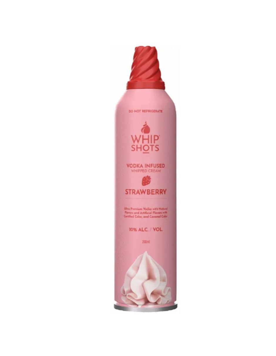 Whip Shots Crema batida con infusión de vodka bebidas 18+, 200ml