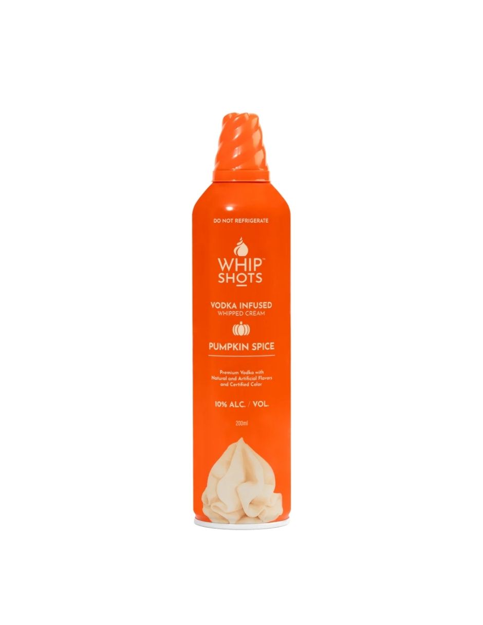 Whip Shots Crema batida con infusión de vodka bebidas 18+, 200ml