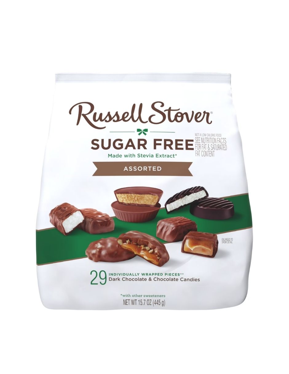 Chocolates Surtidos Sin Azúcar – Russell Stover 439gr