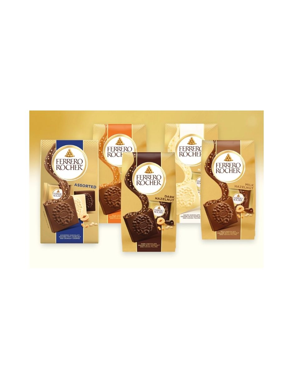Chocolates Ferrero Rocher rellenos diferentes sabores 101gr