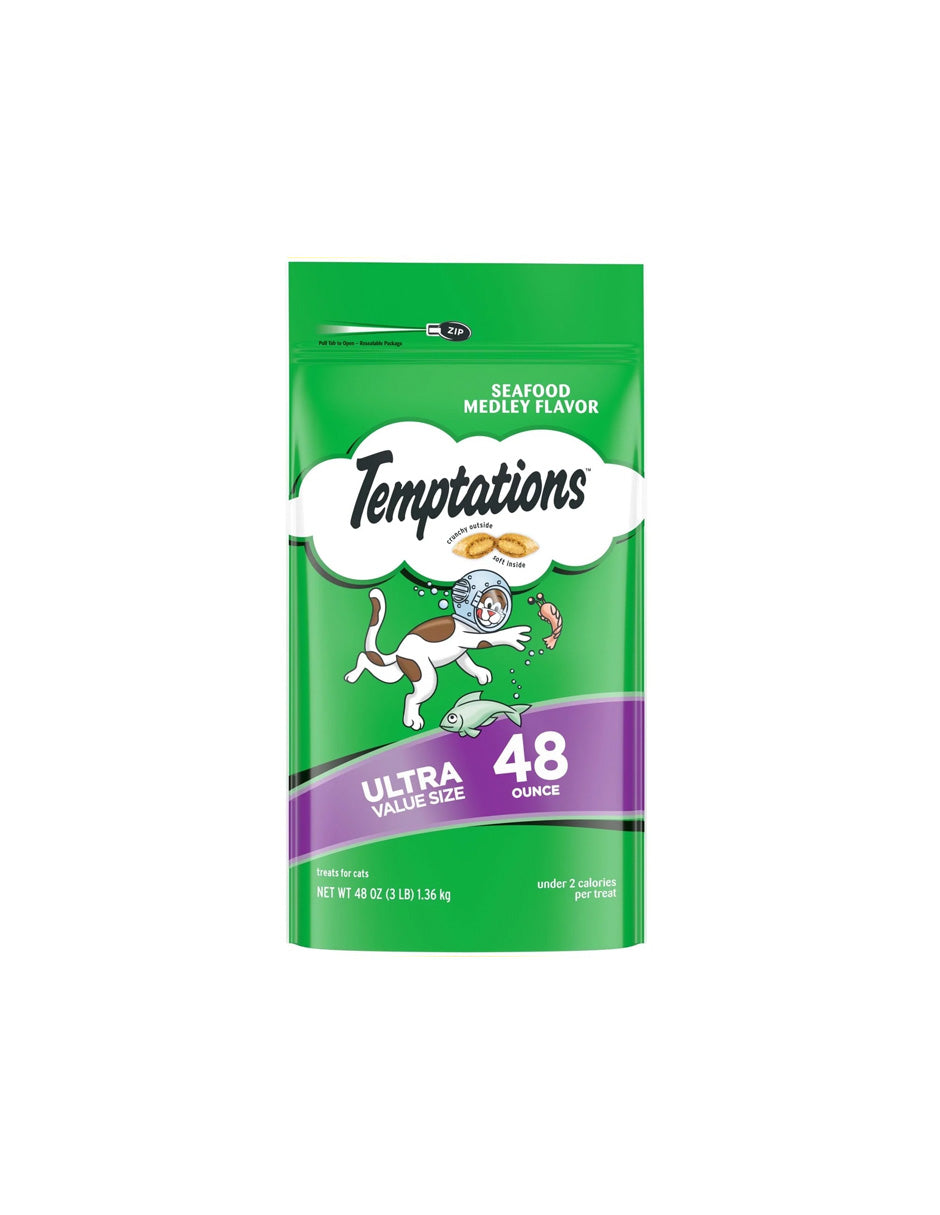 Temptations golosinas para gatos 1.36kg (variedad)