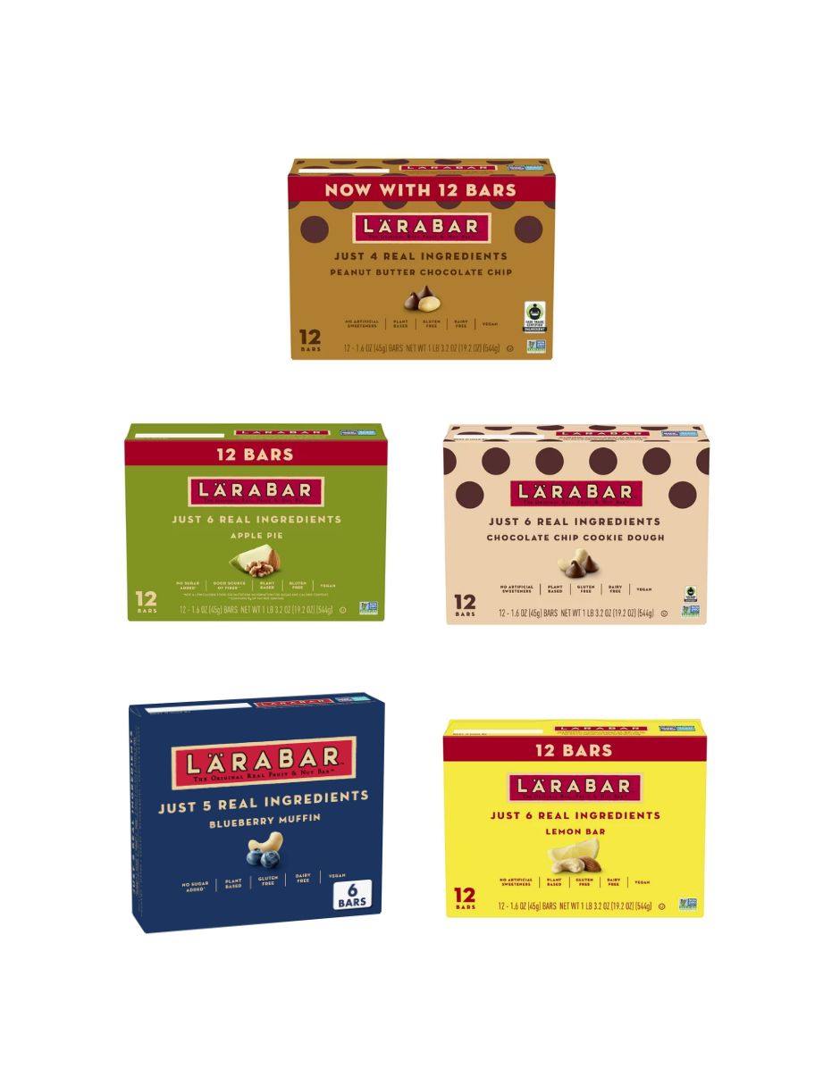 Larabar barra veganas 6 barras 272gr (variedad)