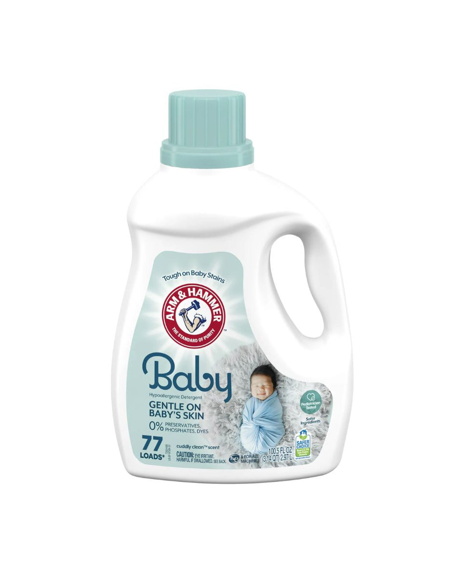  All Detergente líquido para ropa para bebé, suave para bebé, 58  cargas, 88 onzas líquidas : Salud y Hogar