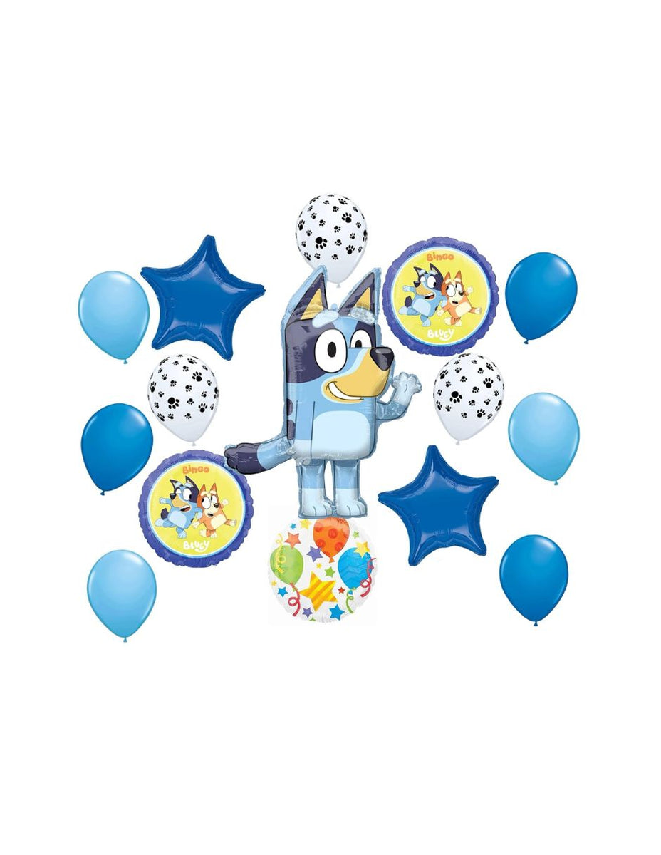 Globos Cotillón Decorativo Cumpleaños Bluey y Bingo – Globo Fiestas