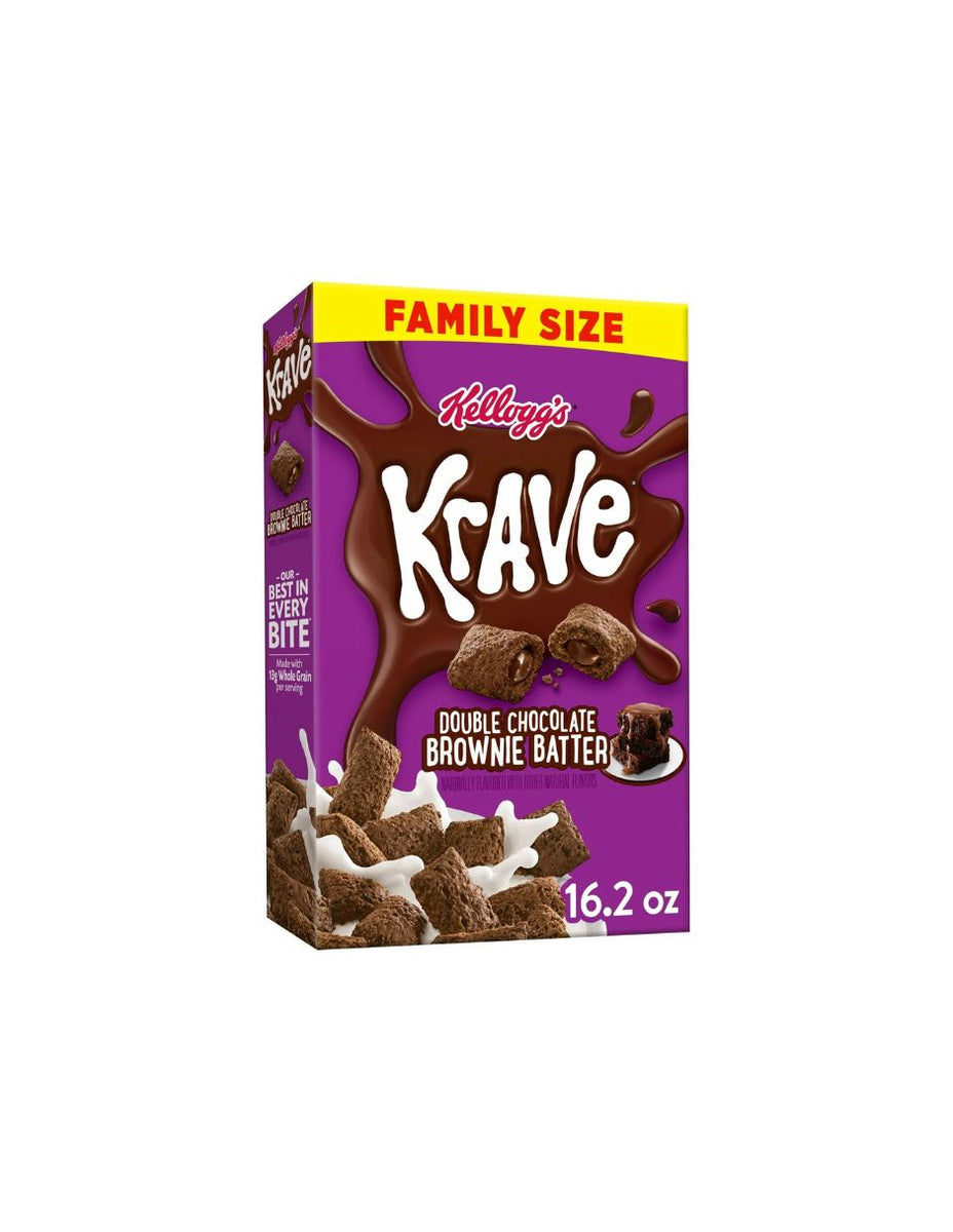 Cereal Kelloggs Krave Double Chocolate Brownie Batter 459gr Dulce Alcance