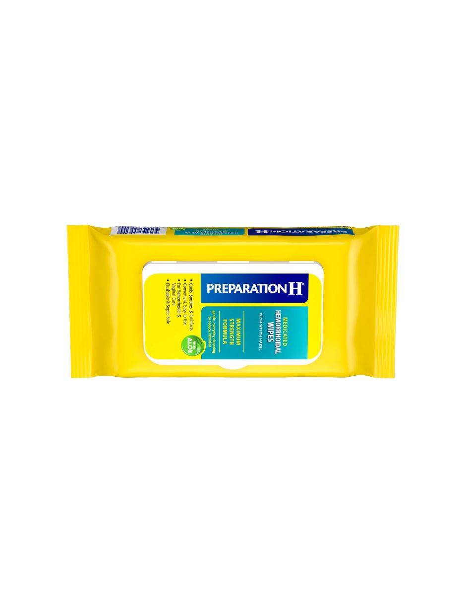 Preparation H toallitas humedas para hemorroides 48 unidades