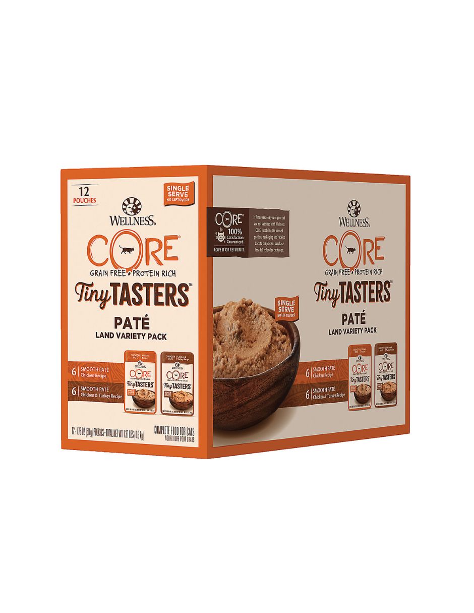 Wellness® CORE® Tiny Tasters Wet Cat Food Variety Pack- Natural, Grain Free, Land Variety