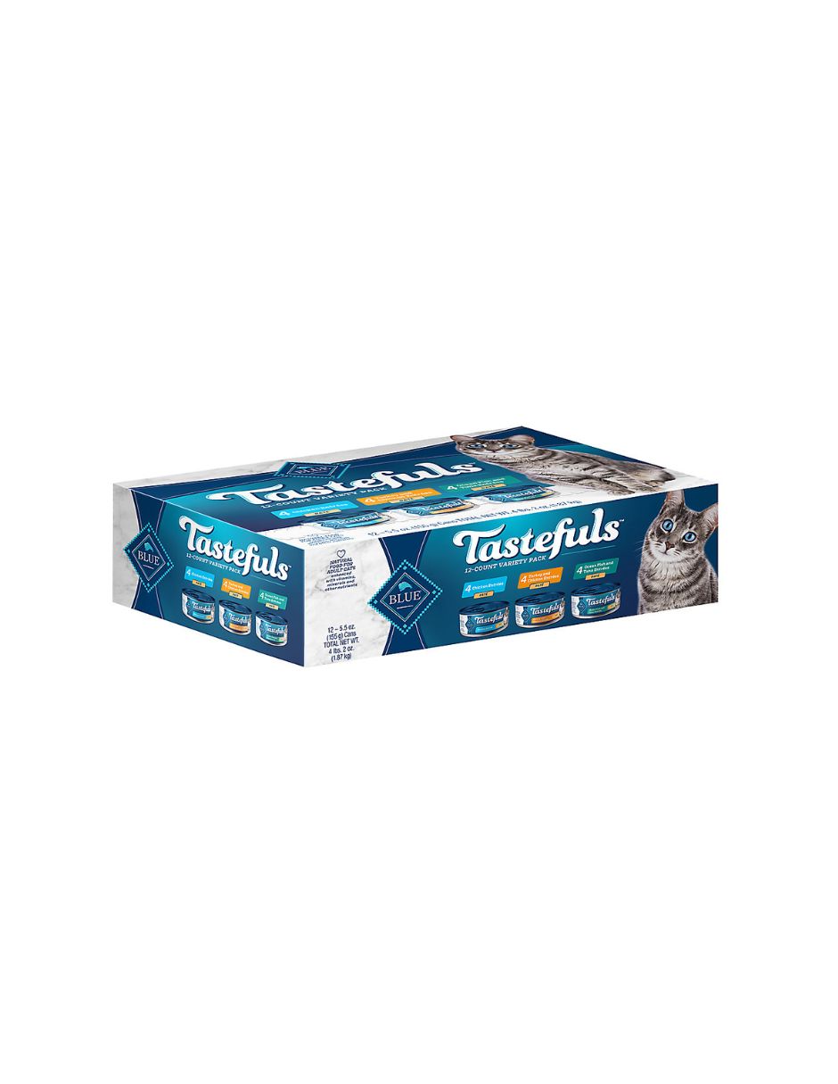 Blue Buffalo Tastefuls comida húmeda para gatos natural pate 12 pack