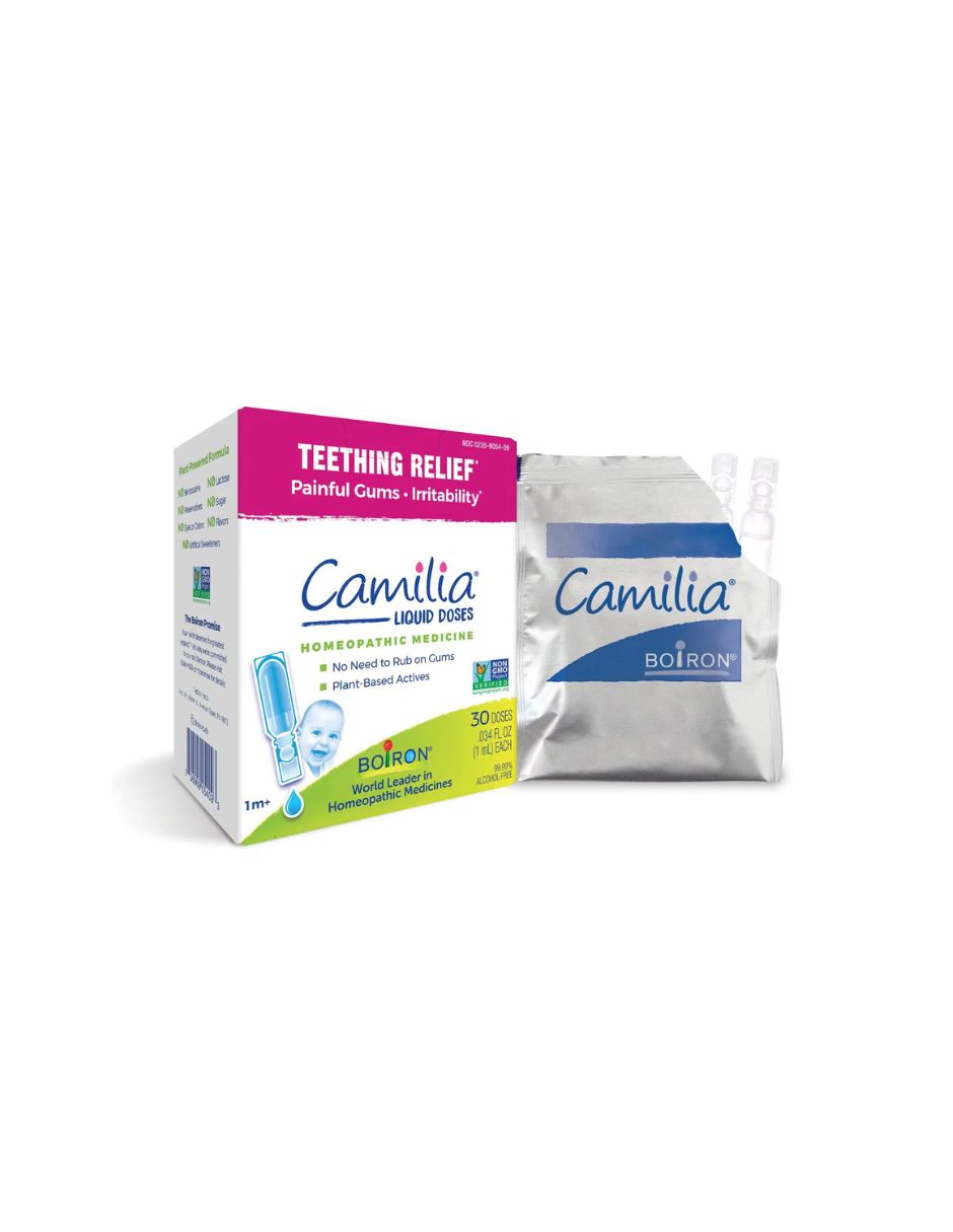 Boiron Camilia, para el alivio de la dentición, 30 monodosis líquidas
