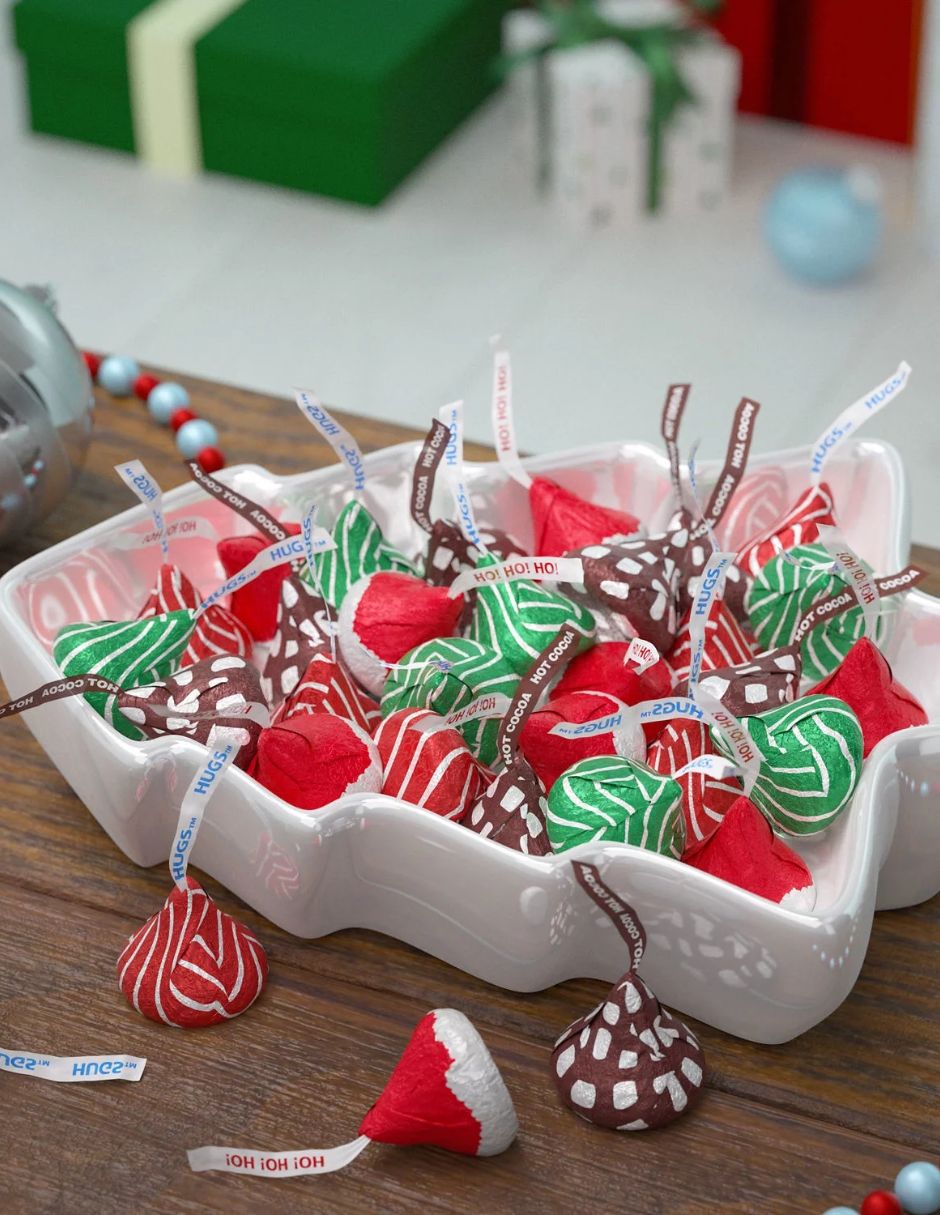 Kisses Chocolates Colección Navideña 907gr