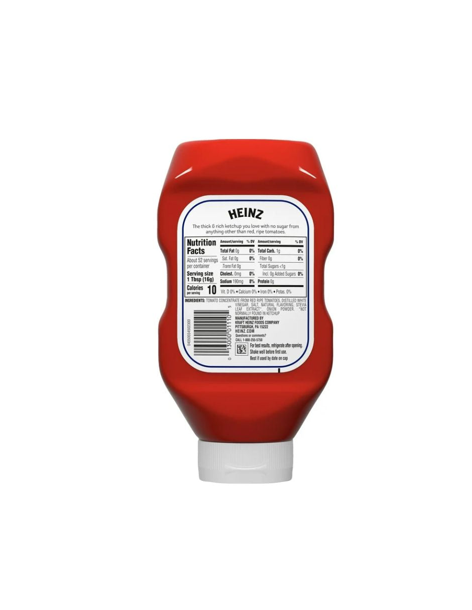 Ketchup Heinz sin azucar 369 grs
