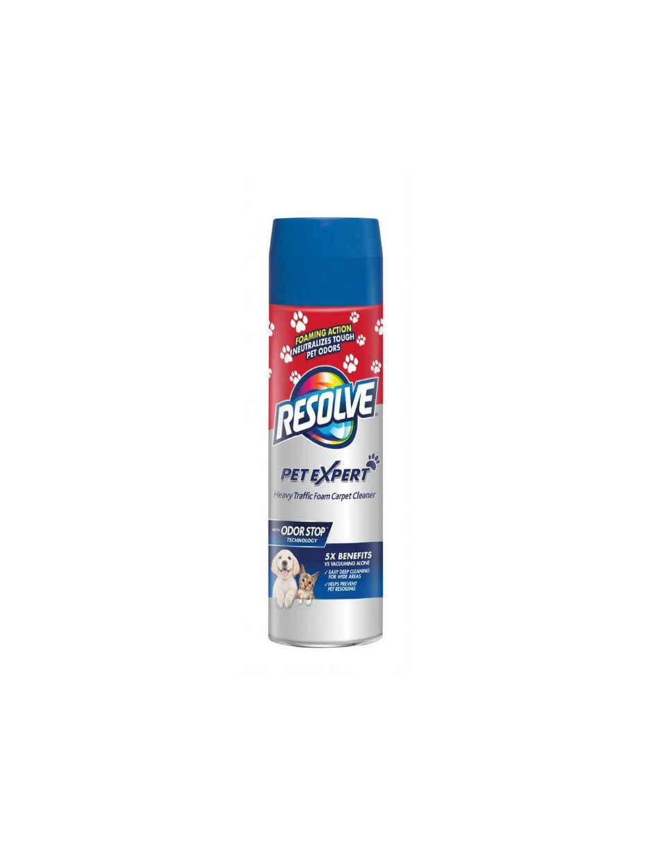 Espuma para alfombras de alto tráfico Resolve Pet, lata de 650ml
