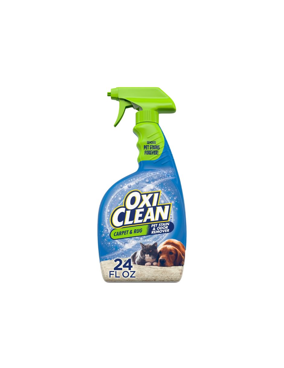 OxiClean Carpet & Area Rug Eliminador de manchas y olores para mascotas 709ml