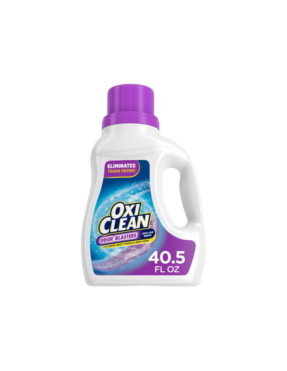 OxiClean Odor Eliminador de manchas y olores, Líquido potenciador de lavandería 1.20 Lt