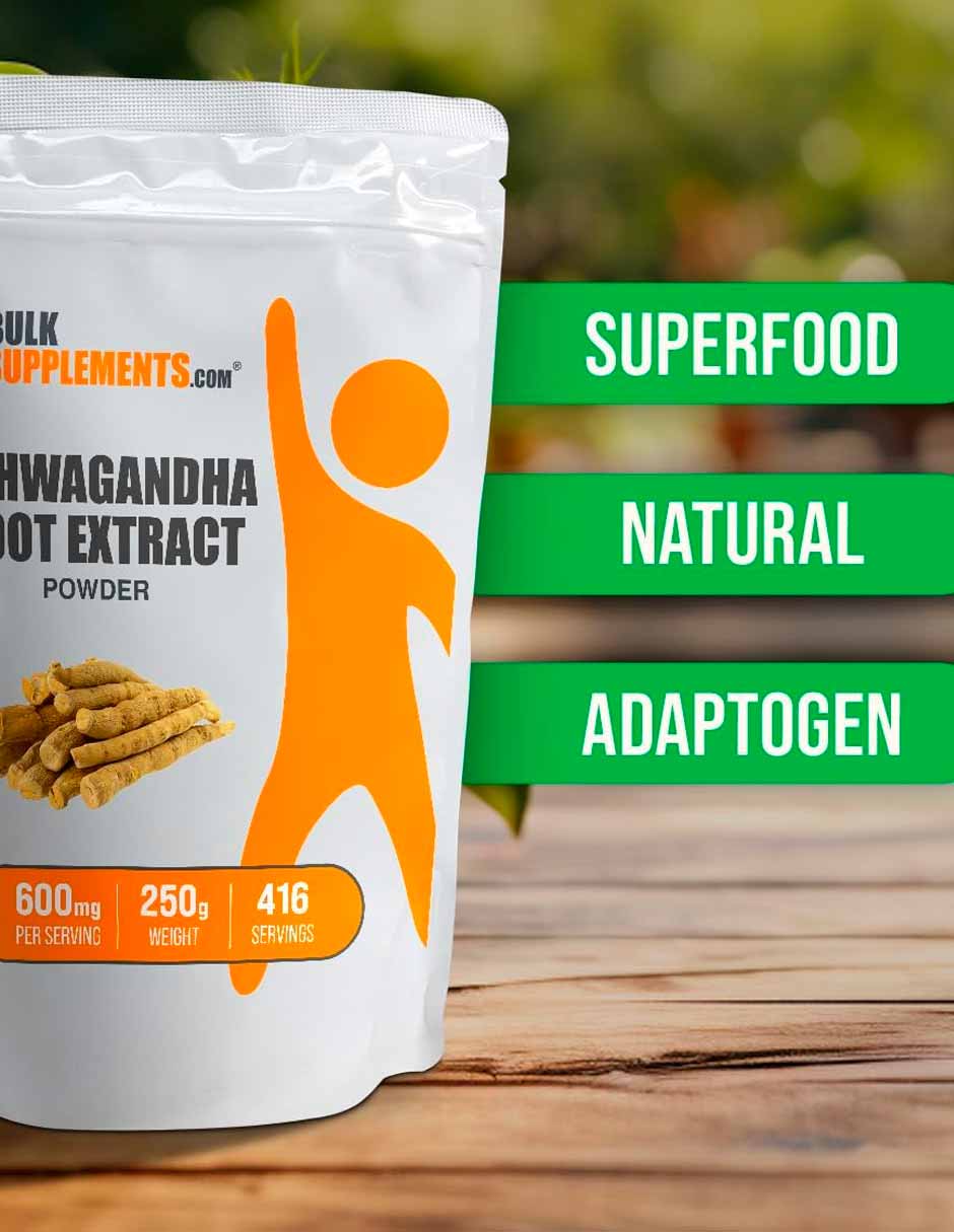 Bulksupplements Ashwagandha en polvo 250gr