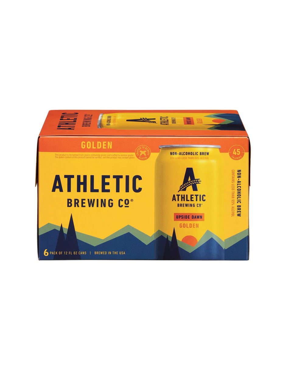 Athletic Brewing Co Cerveza Artesanal sin Alcohol Golden 6 pack