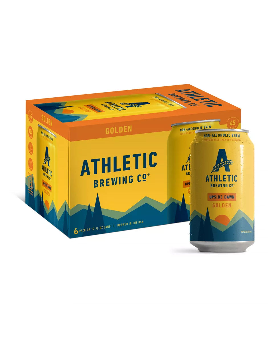 Athletic Brewing Co Cerveza Artesanal sin Alcohol Golden 6 pack