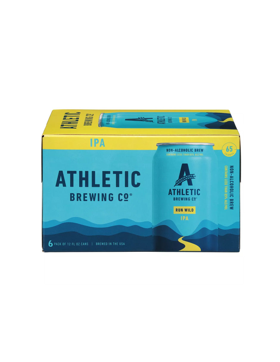 Athletic Brewing Co Cerveza Artesanal sin Alcohol IPA 6 pack