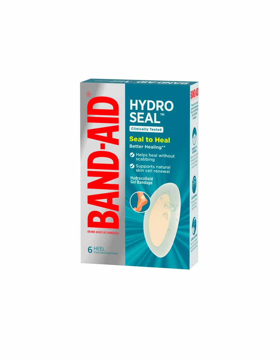 Band-Aid Hydro Seal Vendajes adhesivos multiusos grandes 6 unidades