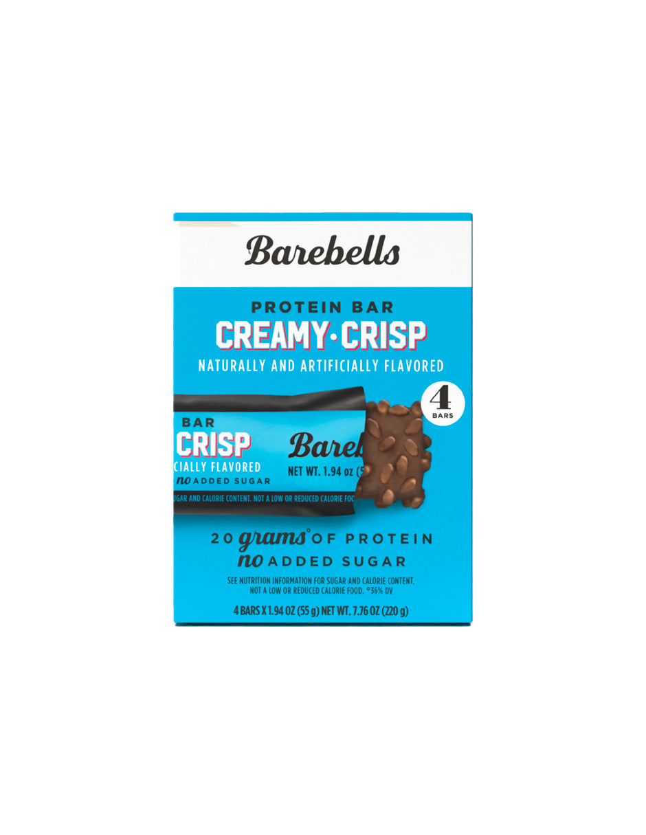 Barebells barras de proteina crujientes y cremosas 4 pack