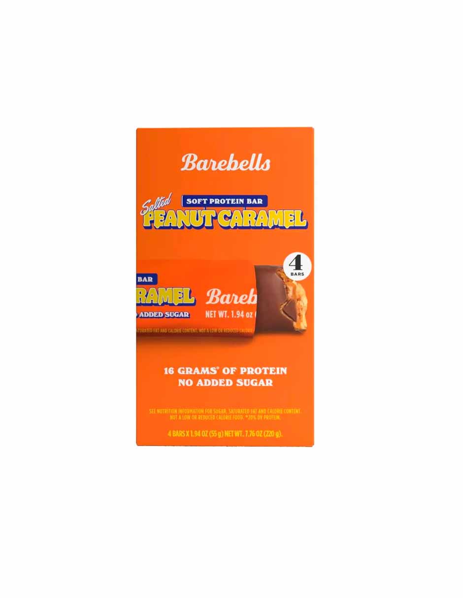 Barebells Barras de proteína caramelo cacahuate 4pack 220grs