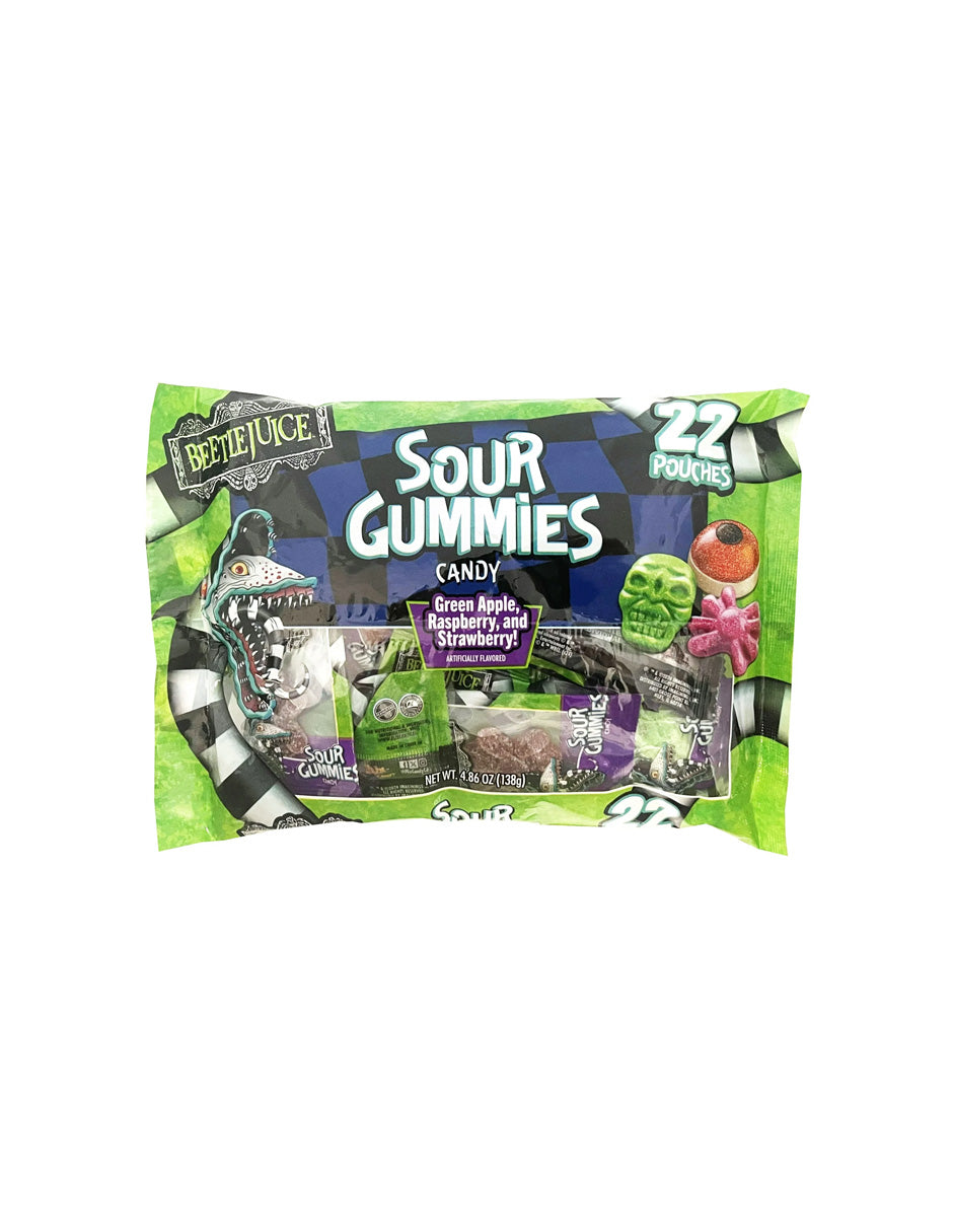Beetlejuice Gomitas de insectos y larvas de Halloween 22 unidades