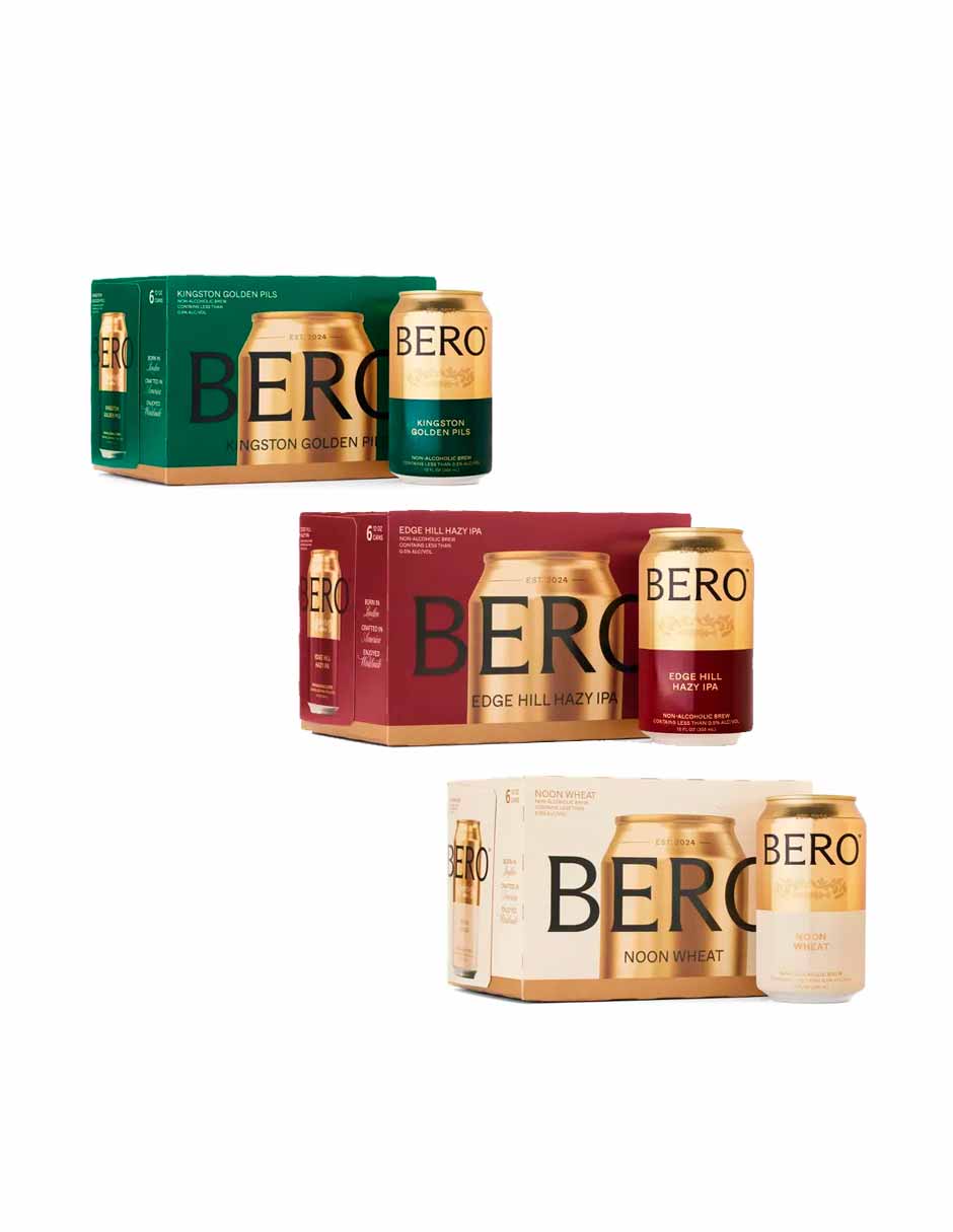 BERO Brewing cerveza sin alcohol 6 latas (variedad)