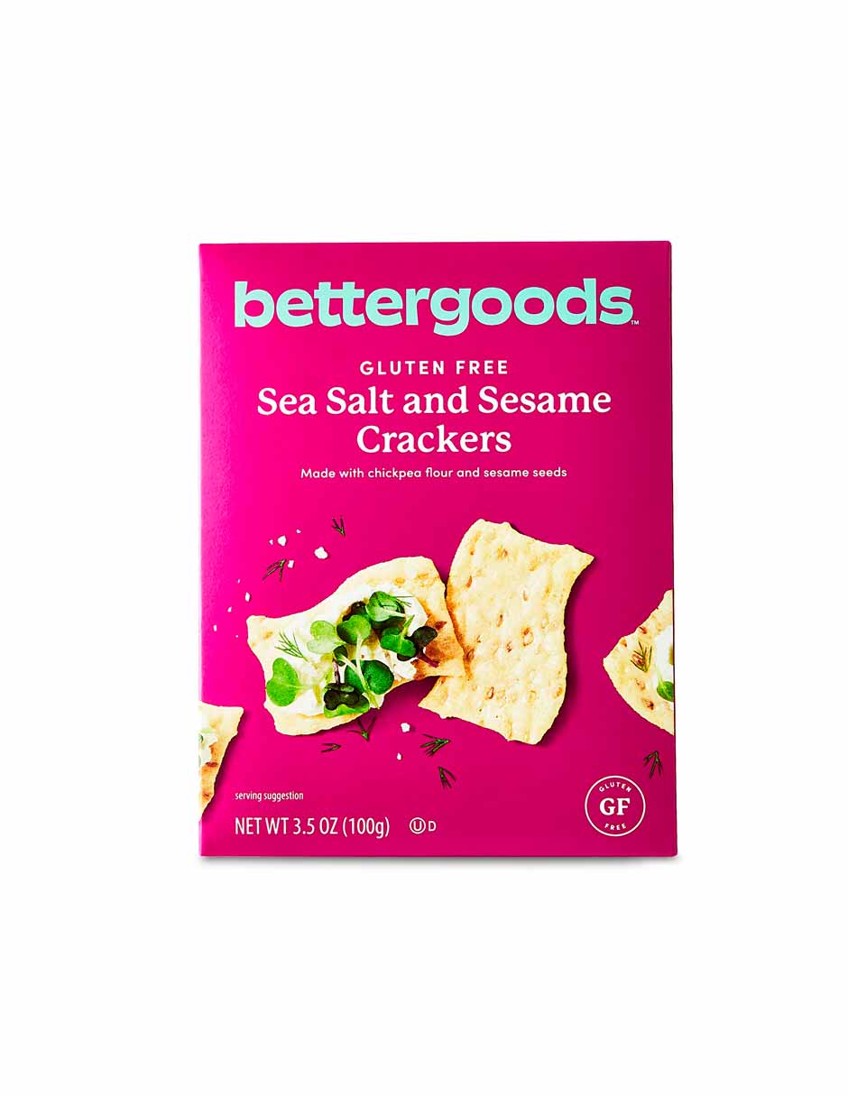 bettergoods Galletas de sésamo y sal marina sin gluten 100gr