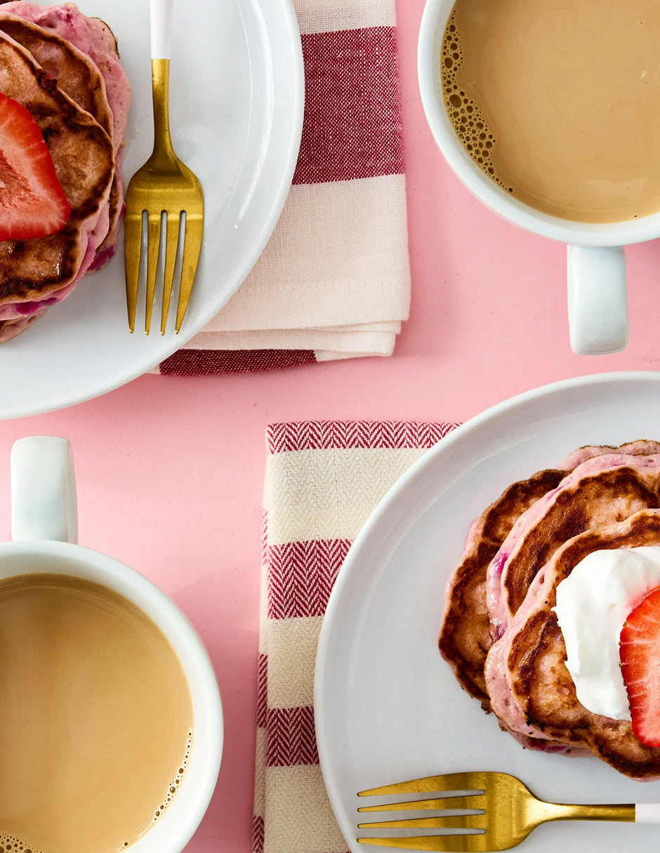 Bettergoods Mezcla para panqueques y waffles de fresas con crema sin gluten, 454gr