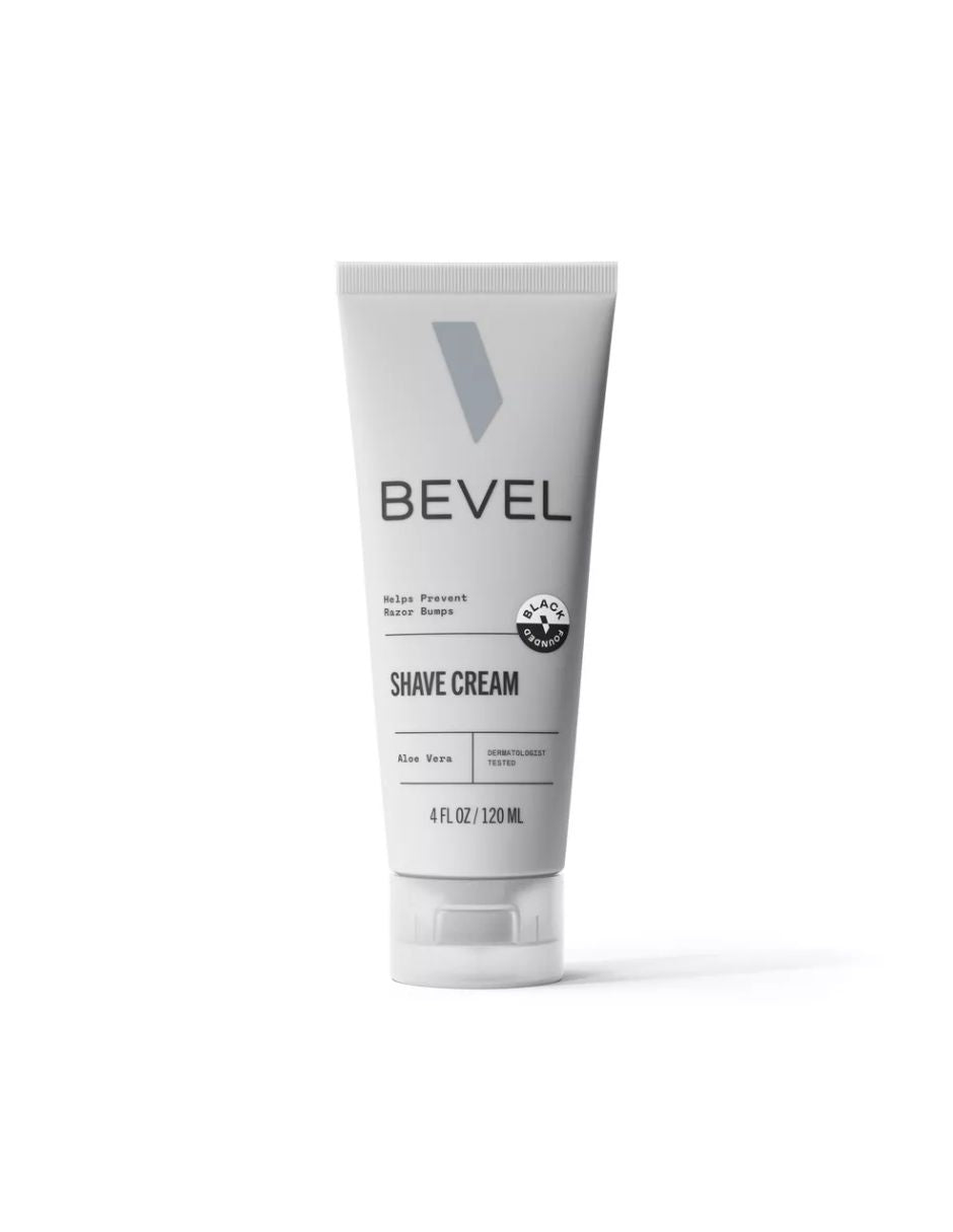BEVEL Crema de afeitar hidratante para hombres - Vitamina E y aloe vera 120ml