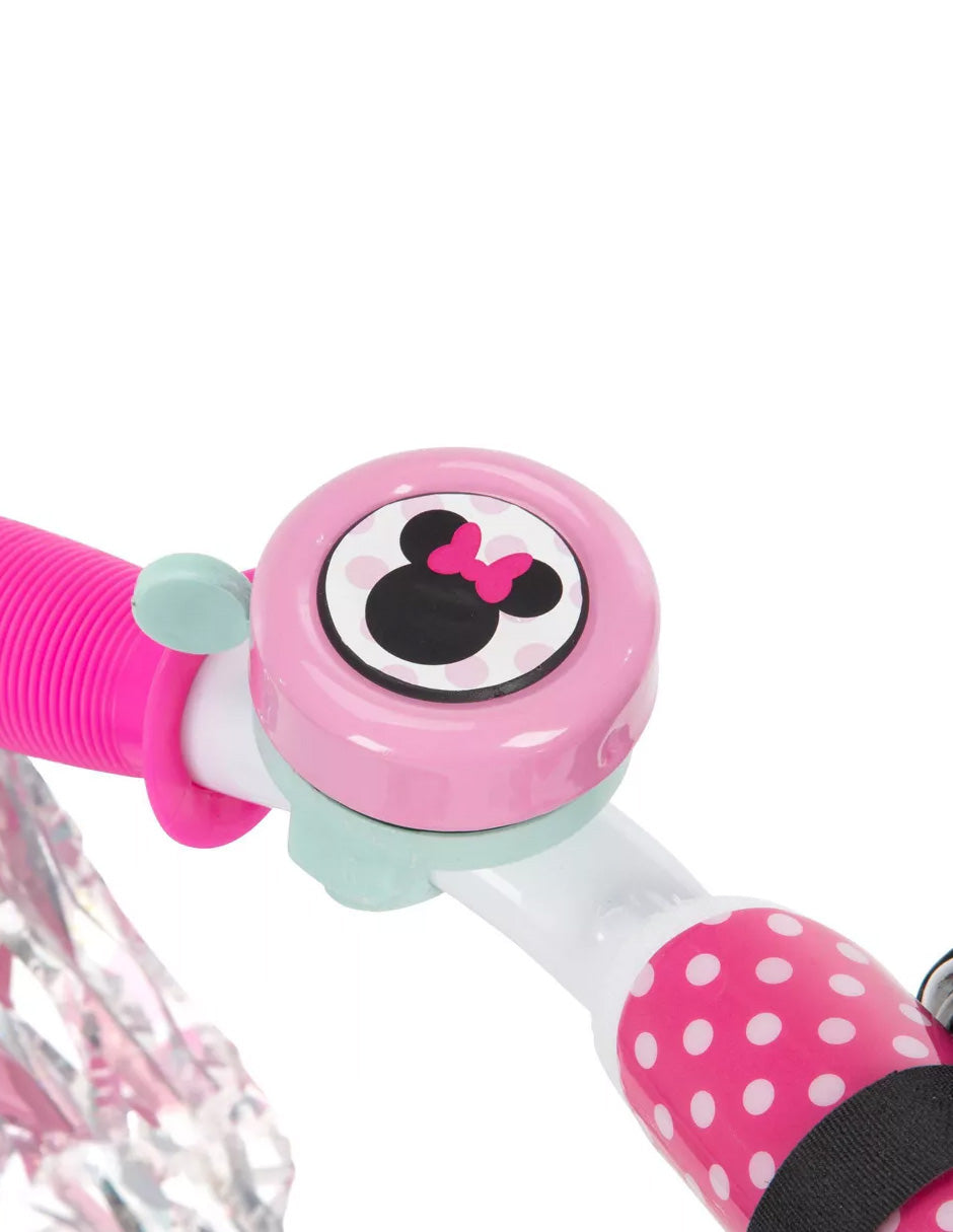 Bicicleta para niños Huffy Disney Minnie Mouse de 12" - Rosa