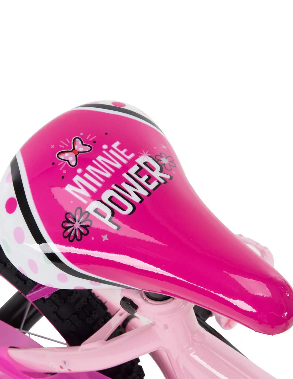 Bicicleta para niños Huffy Disney Minnie Mouse de 12" - Rosa