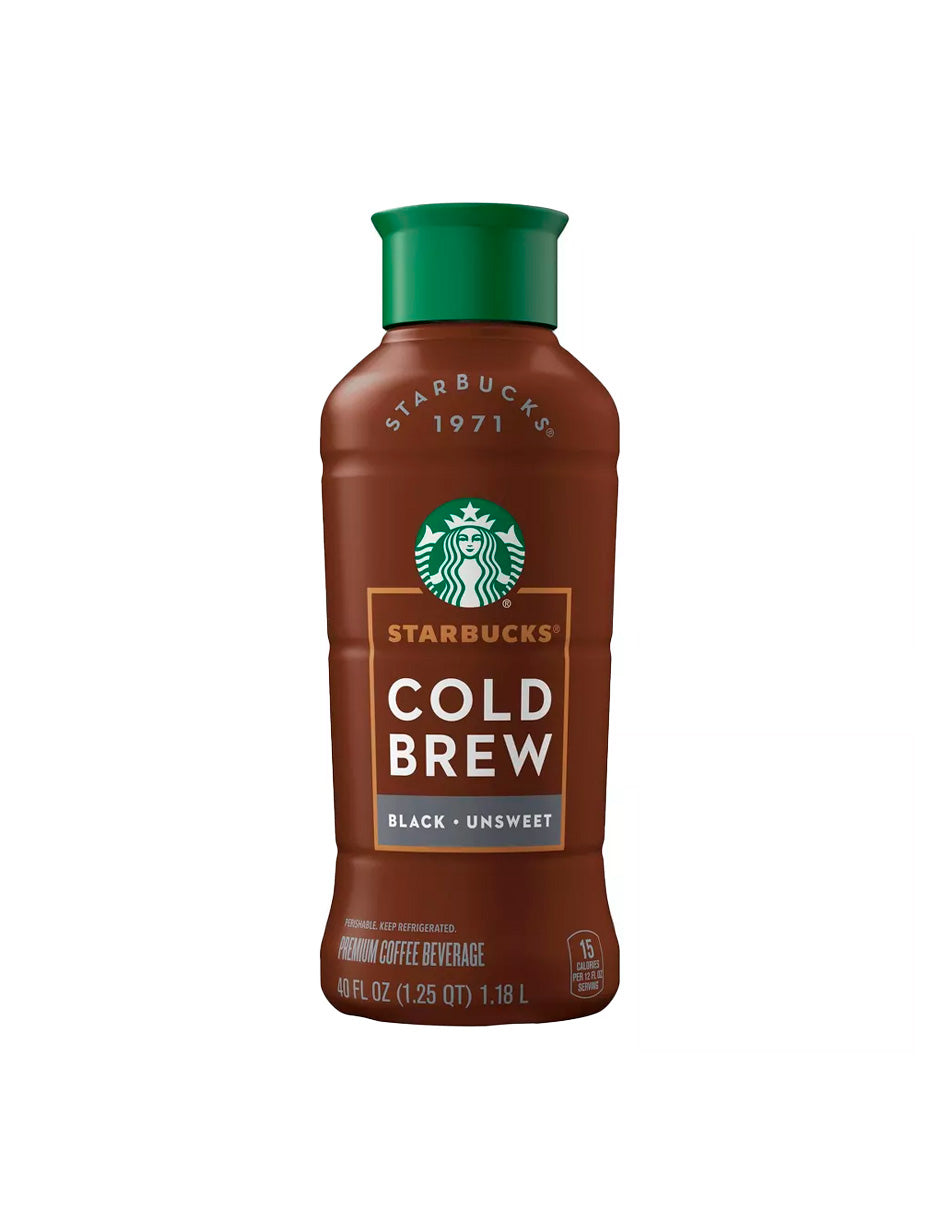 Starbucks Black sin azúcar Cold Brew 1.18lt