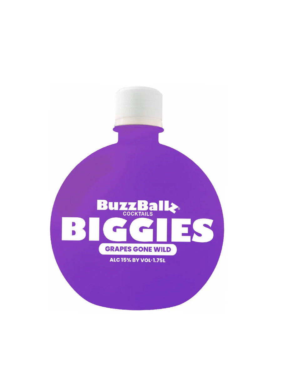 Coctel listo para beber sabor uva Buzzballz Biggies 1.75L