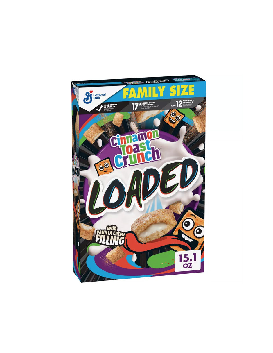 Cereal Loaded Cinnamon Toast Crunch relleno 425gr