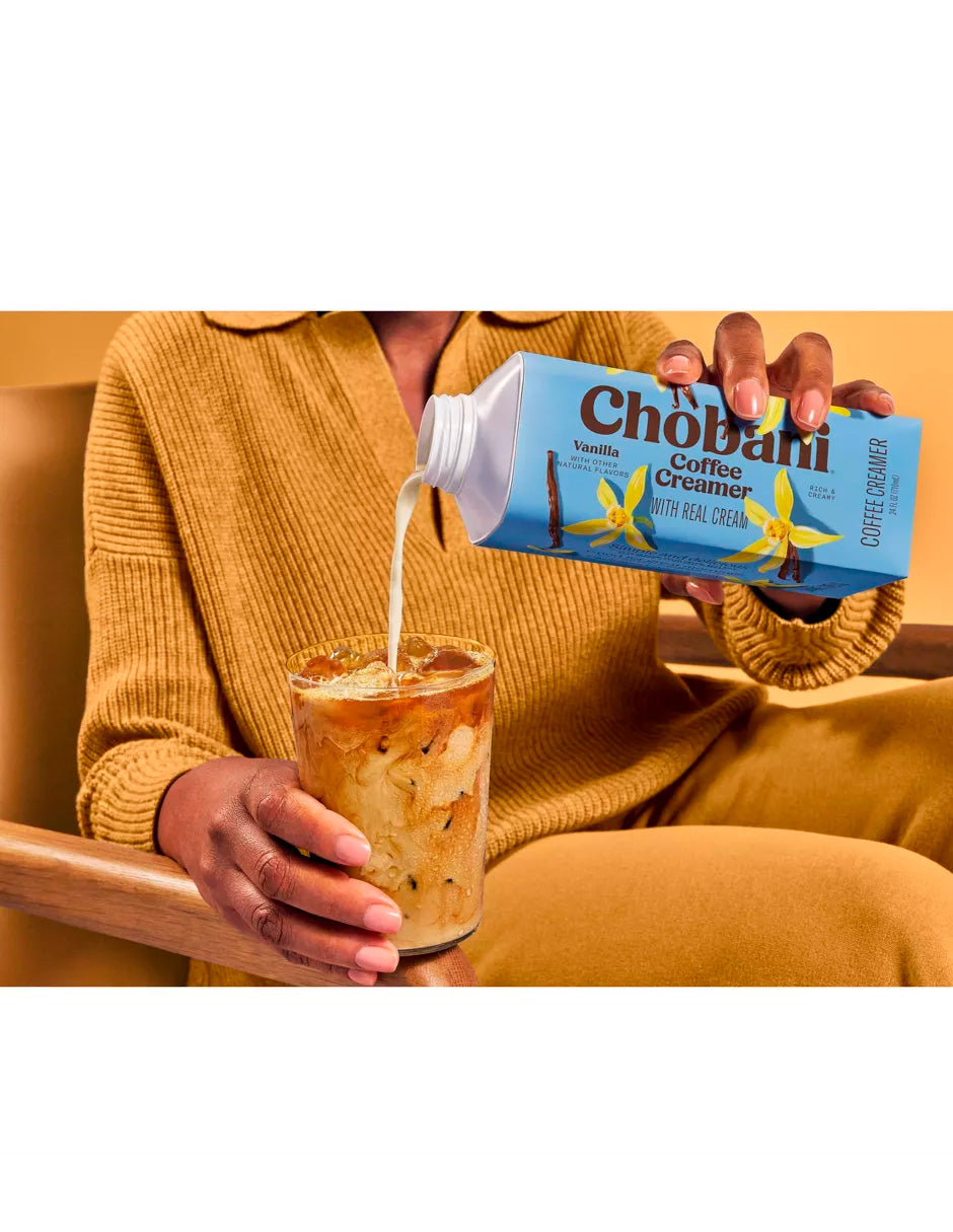 Crema Chobani con sabor a vainilla, 710ml