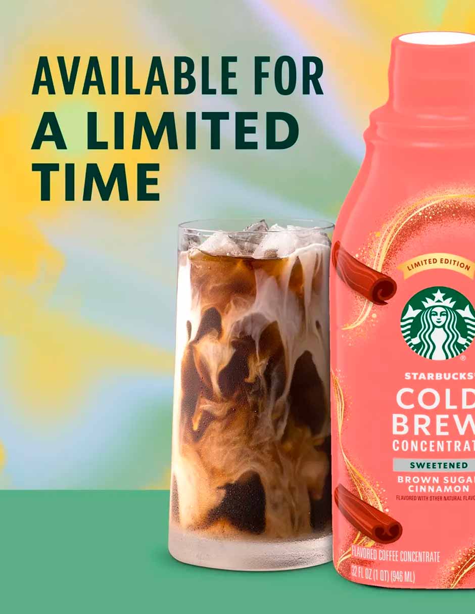Starbucks Cold Brew Brown Sugar Cinnamon concentrado de café 946ml